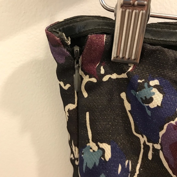 NWT American Eagle Strapless Floral Dress 6 purple - Picture 5 of 10